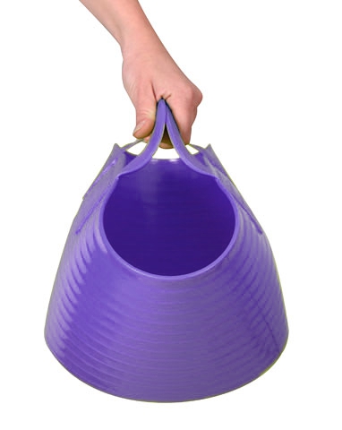 Гибкое ведро FlexBag, 12 л, лиловое