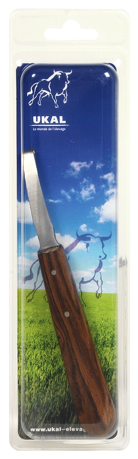 Нож копытный двусторонний, широкий