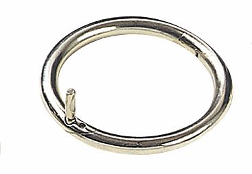 Кольцо носовое для быков никель 70 мм